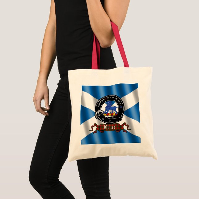 Bruce Clan Badge Scottish Tote (Front (Product))