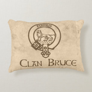 Bruce Crest Vintage Decorative Pillow