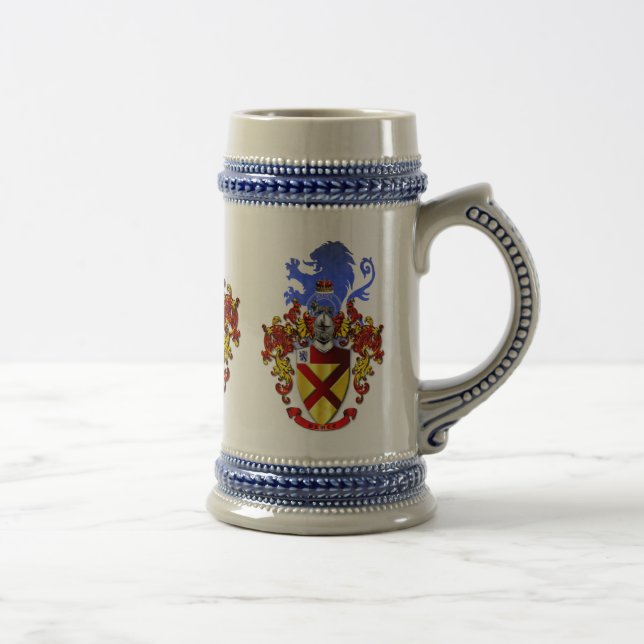 Bruce Family Crest Beer Stein! Stein (Right)