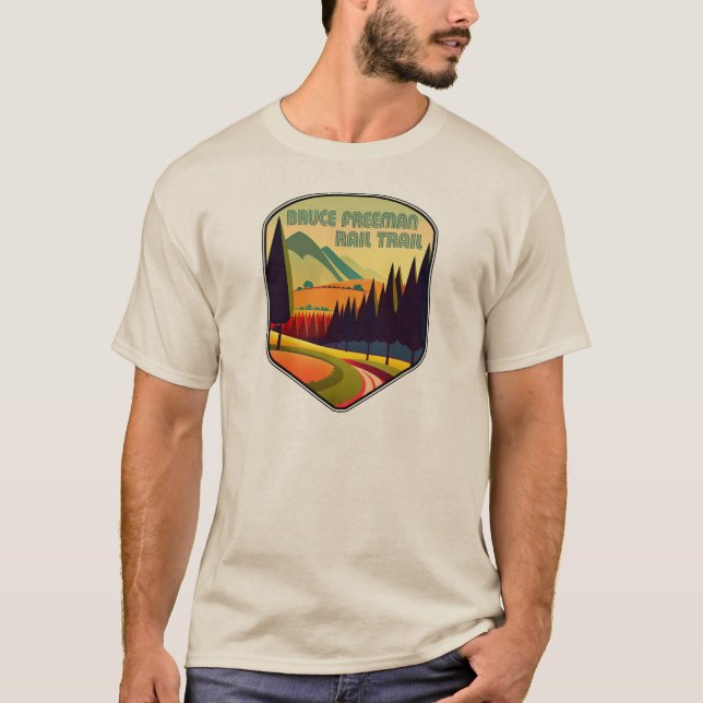 Bruce Freeman Rail Trail Colours T-Shirt (Front)