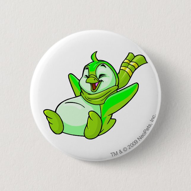 Bruce Glowing 2 Inch Round Button (Front)