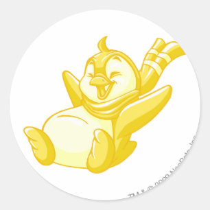 Bruce Gold Classic Round Sticker