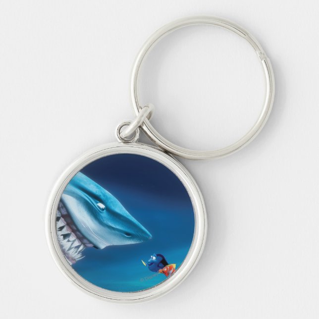Bruce, Nemo and Dory 1 Keychain (Front)