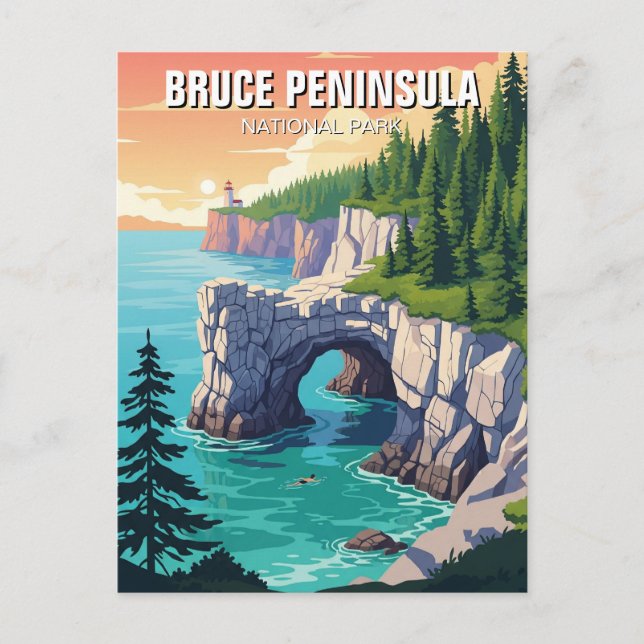 Bruce Peninsula National Park Canada Postcard (Front)