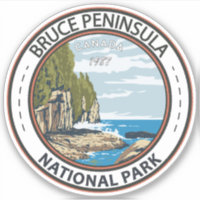 Bruce Peninsula National Park Canada Travel Art
