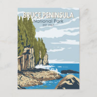 Bruce Peninsula National Park Canada Travel Art