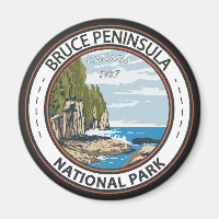 Bruce Peninsula National Park Canada Vintage Badge