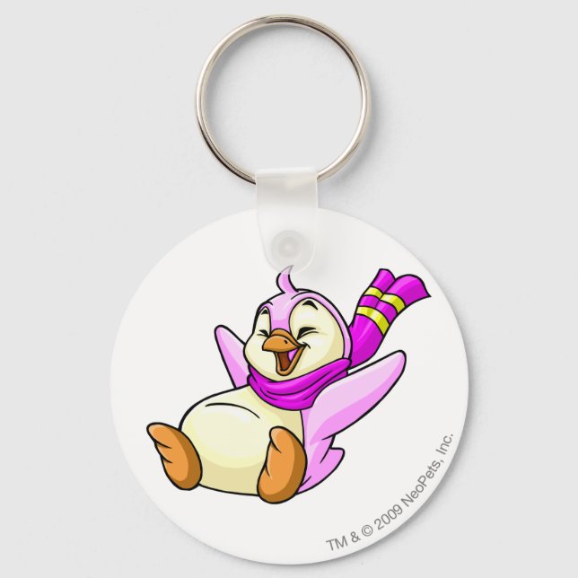 Bruce Pink Keychain (Front)