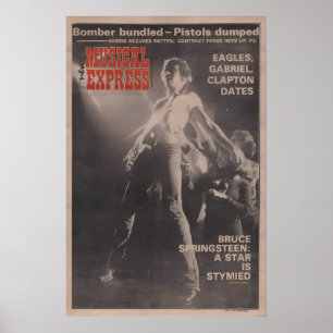 BRUCE SPRINGSTEEN Poster - 1977 original NME
