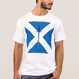 Bruce Sword on Saltire T-Shirt