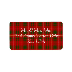 Bruce Tartan Label