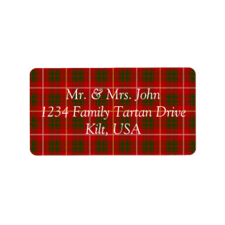 Bruce Tartan Label