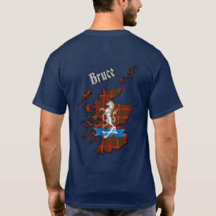 Bruce Tartan Map & Badge T-Shirt