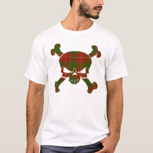 Bruce Tartan Skull No Banner T-Shirt