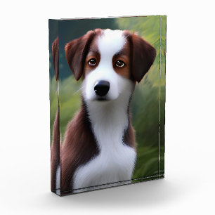 Bruce The Border Collie Puppy, Photo Block