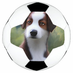Bruce The Border Collie Puppy, Soccerball