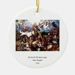 Bruegel's "The Fall Of The Rebel Angels" (1562) Ceramic Ornament