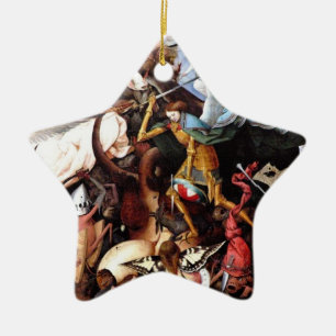 Bruegel's "The Fall Of The Rebel Angels" (1562) Ceramic Ornament