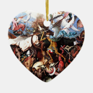 Bruegel's "The Fall Of The Rebel Angels" (1562) Ceramic Ornament