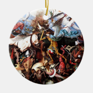Bruegel's "The Fall Of The Rebel Angels" (1562) Ceramic Ornament