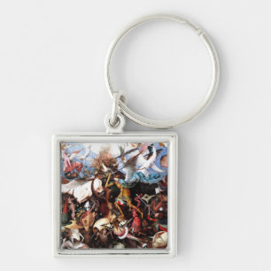 Bruegel's "The Fall Of The Rebel Angels" (1562) Keychain