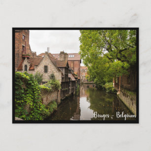 Bruges, Belgique. Carte postale Brujas, Bélgica