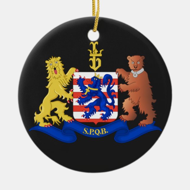 Bruges* Belgium Christmas Ornament (Front)