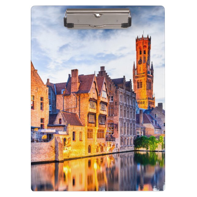 Bruges Belgium Clipboard (Front)