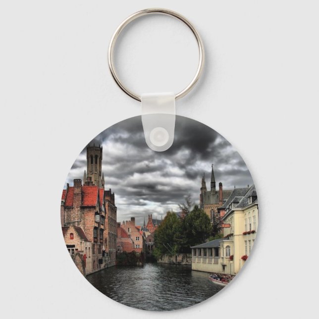 Bruges, Belgium Keychain (Front)