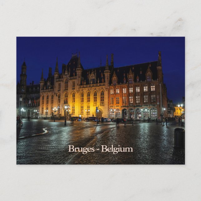 Bruges, Belgium. Postcard. Custom text Postcard (Front)