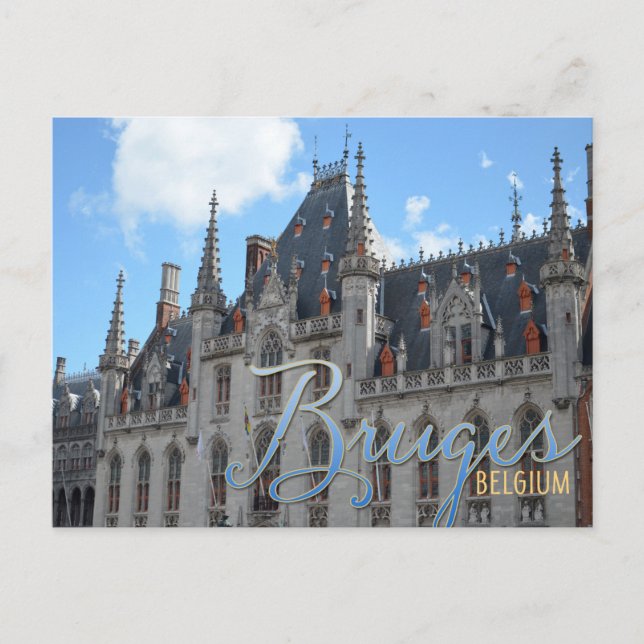 Bruges Belgium | Provence Court Building Postcard (Front)