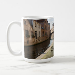 Bruges Belgium Sketch Medieval   Coffee Mug