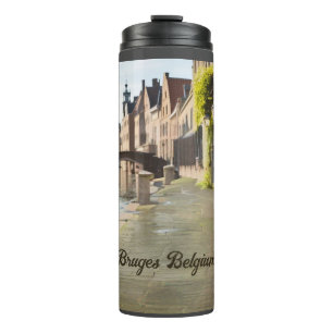 Bruges Belgium Sketch Medieval   Thermal Tumbler
