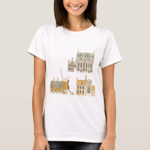 Bruges Belgium. Town hall and traditional T-Shirt