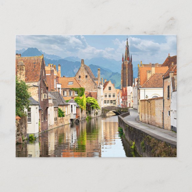 Bruges City Belgium Postcard (Front)
