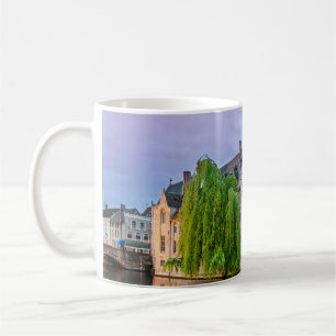 Bruges old town and Belfry tower Coffee Mug