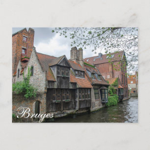 Bruges old town in Belgium Postcard