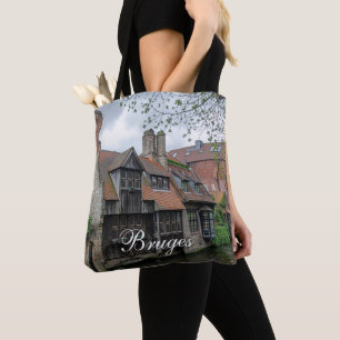 Bruges old town in Belgium Tote Bag