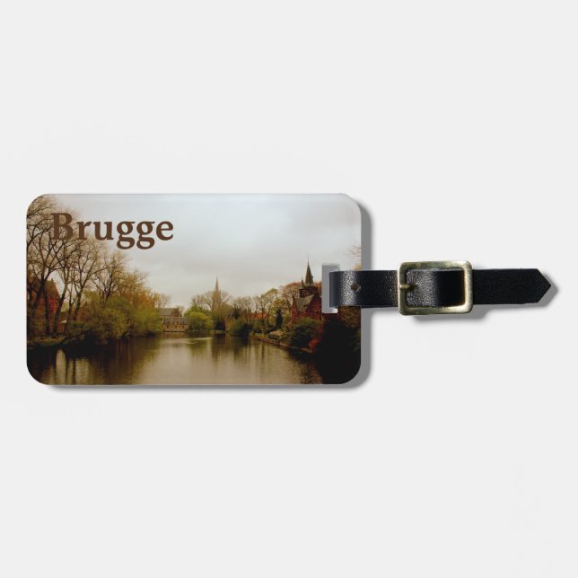 Bruges souvenir luggage tag (Front Horizontal)
