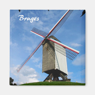 Bruges Windmill Magnet