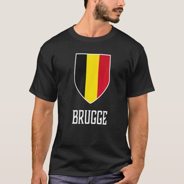 Brugge Belgium  Belgian Belgique T-Shirt (Front)
