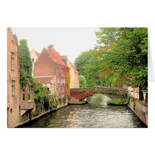 BRUGGE, BELGIUM CARD