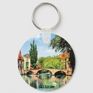 BRUGGE, BELGIUM KEYCHAIN