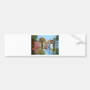 Brugge canal bumper sticker