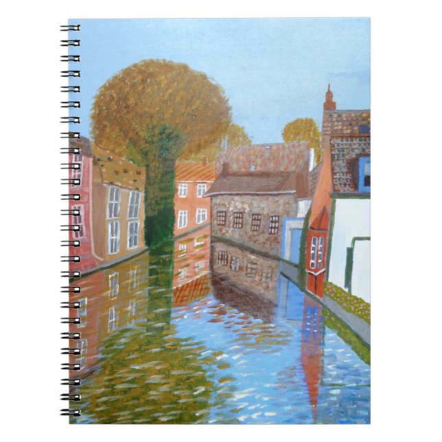 Brugge canal notebook (Front)