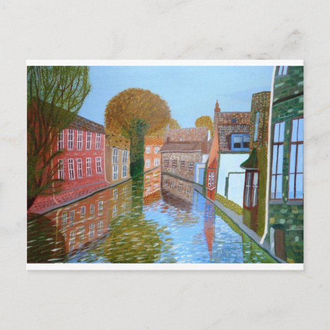 Brugge canal postcard (Front)
