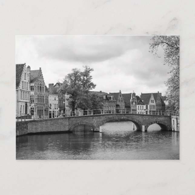 Brugge Medieval Bridge Postcard (Front)