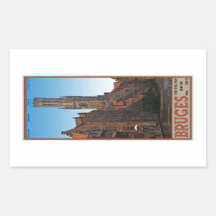 Brugge - The Belfry Sticker