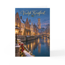 Brugge Winter aan de Reien Vrolijk Kerstfeest