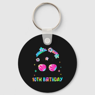 Bruh 10th birthday 10 year old 10th birthday girl keychain